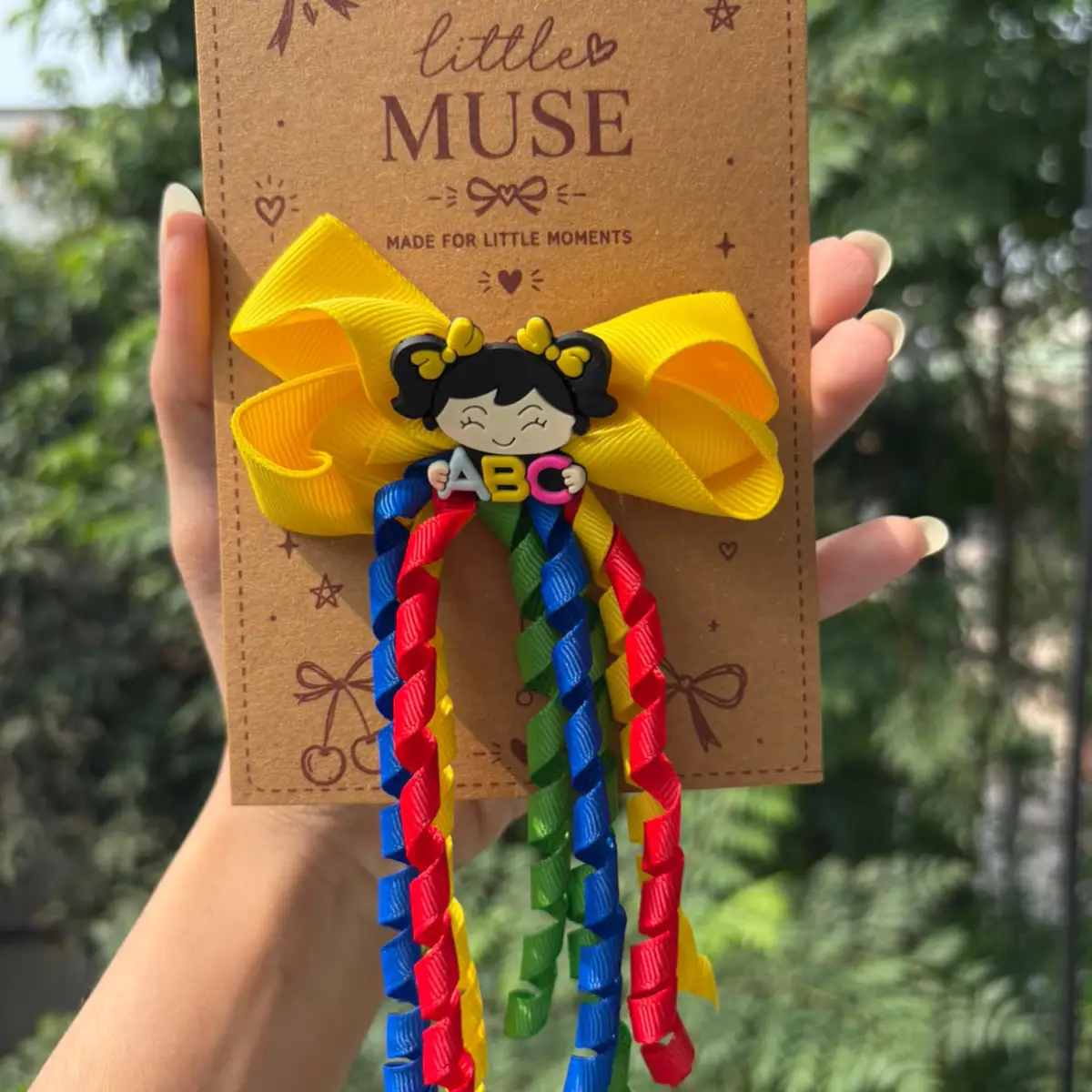 Multicoloured Tail Bow