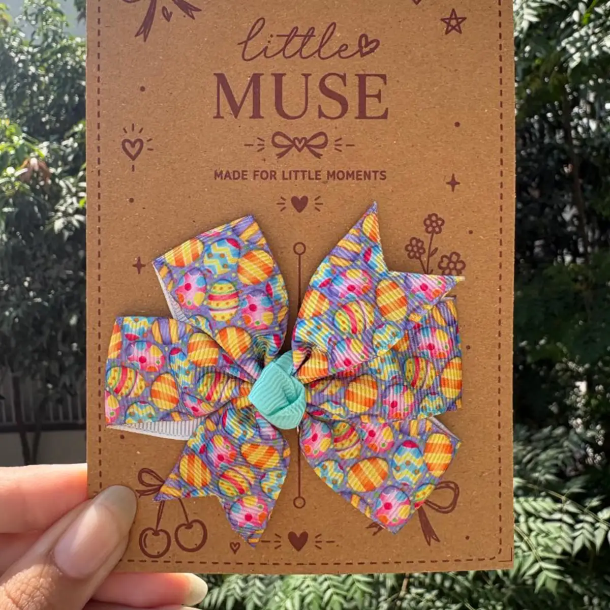 Multicoloured Bow Pin