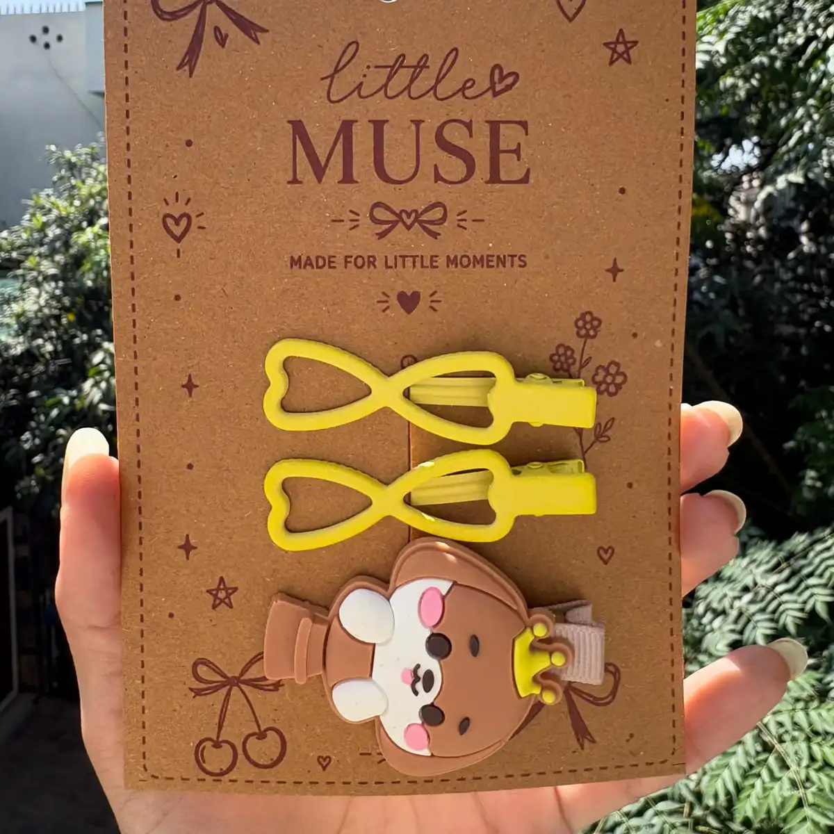 Hair pins Yellow